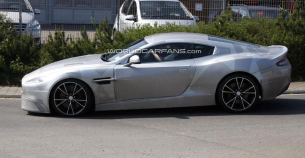 Nowy Aston Martin DB9 - zdjęcie szpiegowskie