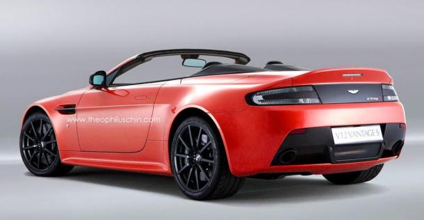 Aston Martin V12 Vantage S Roadster - wizualizacja