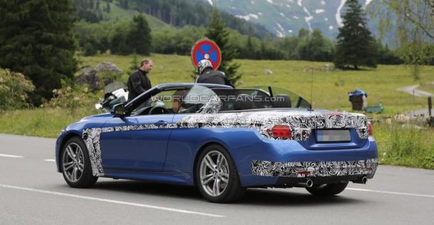 BMW 4 Cabrio - zdjęcie szpiegowskie