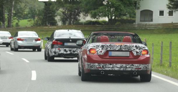 Nowe BMW M3 seria 4 Cabrio - zdjęcie szpiegowskie