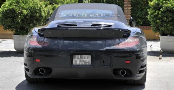Nowe Porsche 911 Turbo Cabrio - zdjęcie szpiegowskie